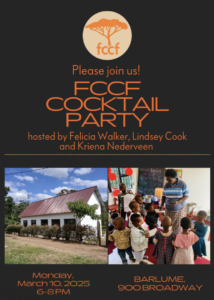FCCF cocktail party announcement