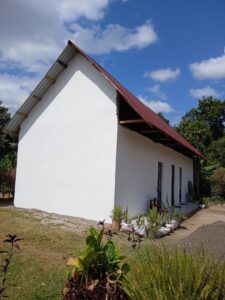 school building back view